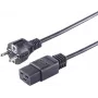 Cabo de alimentação preto 3 m S/CONN 60015-S