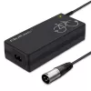 Carregador para bicicleta elétrica 36V 42V 2A 3P XLR 18mm