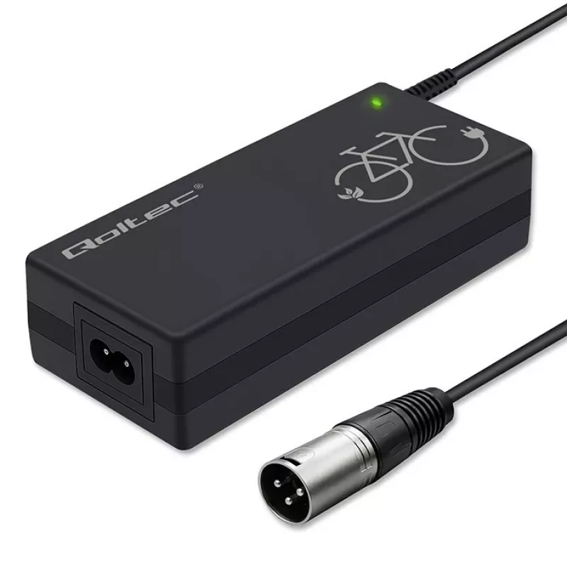 Carregador para bicicleta elétrica 36V 42V 2A 3P XLR 18mm