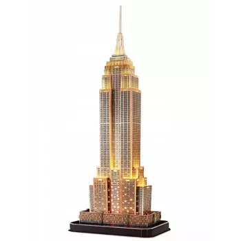 Empire State Building - puzzle 3D luminoso com 37 peças