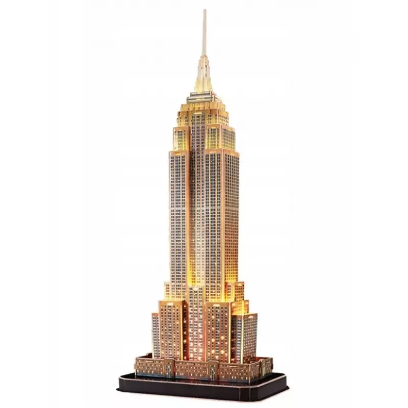 Empire State Building - puzzle 3D luminoso com 37 peças