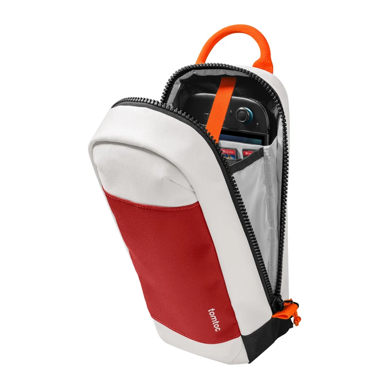 Bolsa de transporte Tomtoc GameOn-G49 para Nintendo Switch 2, vermelho
