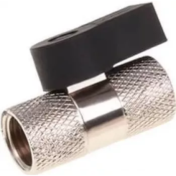 Válvula de esfera de 2 vias Alphacool G1/4 - cromado (17353)