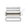 Lanberg AK-VDP103-S painel de distribuição de tensão de 19 polegadas 3U com calha DIN TS-35, cinzento