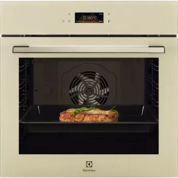 Forno elétrico de encastrar Electrolux LOE8F38S — 72 L, limpeza pirolítica, ecrã TFT, ar quente, grelhador, branco