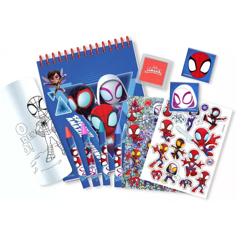 Conjunto criativo em caixa Spiderman