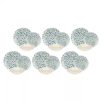 Serviço de mesa para 6 pessoas Rose&Tulipani R18420TA18 Design Sea Stones, 18 peças