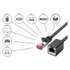 Goodconnections 8063VR-010S Cabo de rede Ethernet preto