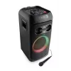 Altifalante de festa JVC XS-EP514B — altifalante portátil estéreo, 150W RMS, Bluetooth 5.0, TWS, bateria de 4000mAh, karaoke, FM, preto