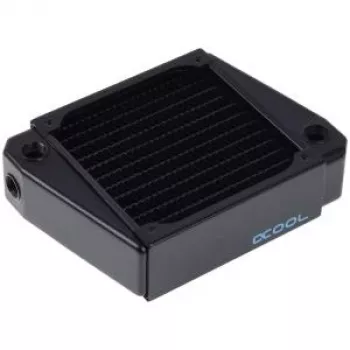 Alphacool NexXxos XT45 - Bloco radiador - cobre - aço inoxidável - preto - 1/4 - 1,5 bar - 12 cm (14232)