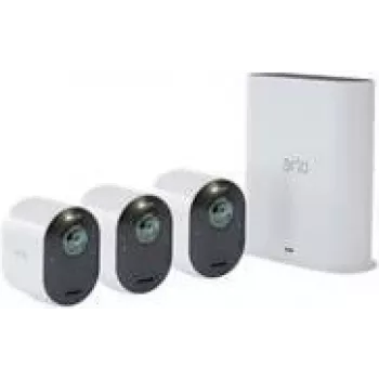 Câmara de vigilância IP Arlo Ultra 2 Outdoor Security Camera conjunto de 3 câmaras