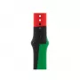 Pulseira Apple 40mm preta Unity Sport Band M/L preto verde vermelho