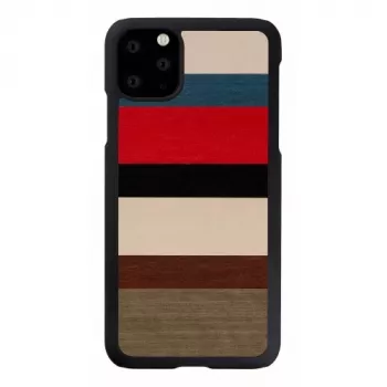 Capa para smartphone man and wood para iPhone 11 Pro Max — capa de proteção Corallina preta