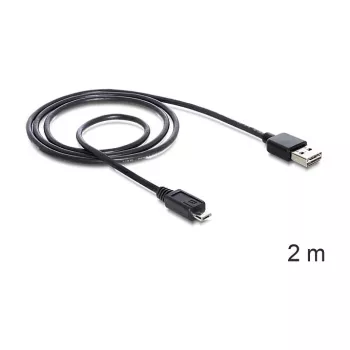 Cabo USB DeLOCK EASY-USB 2.0-A Micro-B 2m