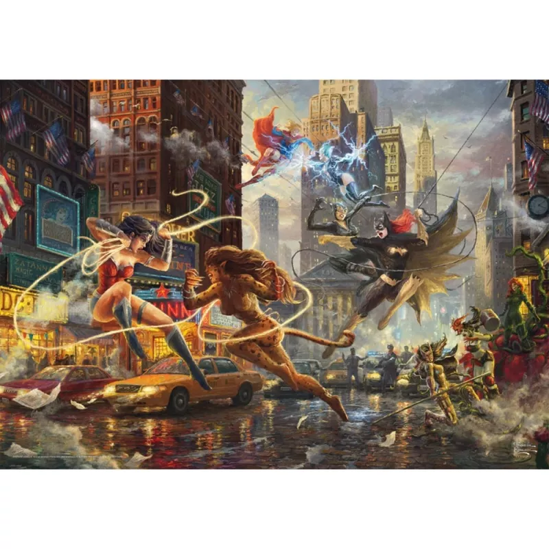 Thomas Kinkade Studios: DC Justice League - The Women of DC, Puzzle 1000 peças