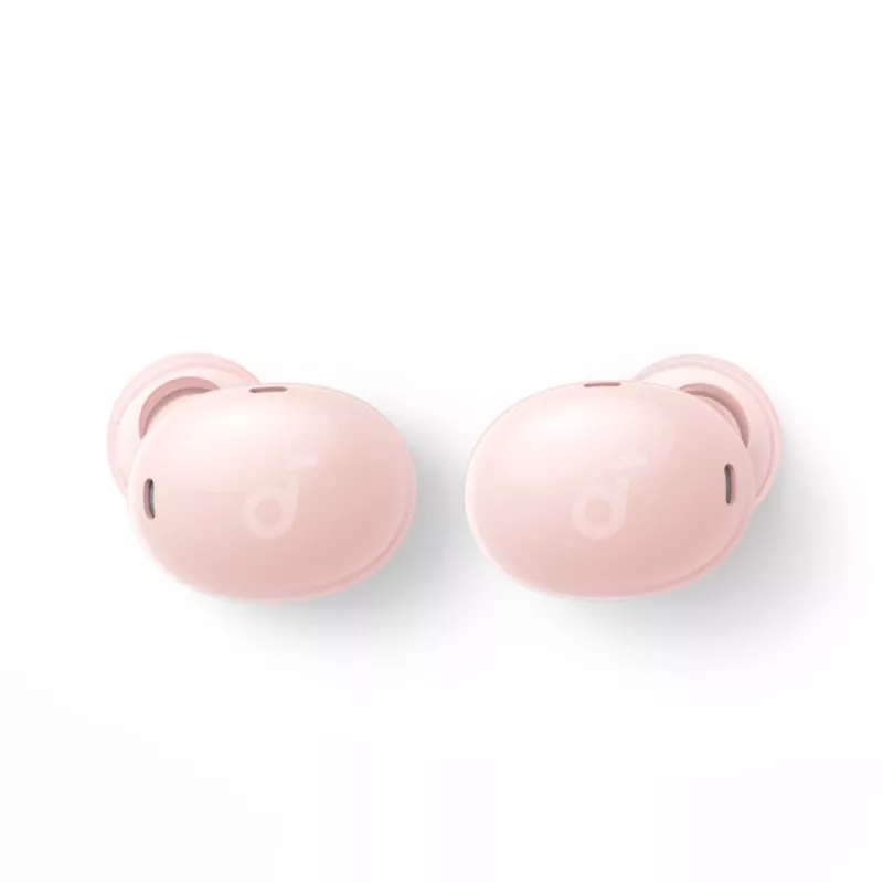 Headset sem fios Anker A30i — Bluetooth, intra-auricular, rosa, para chamadas, música e desporto