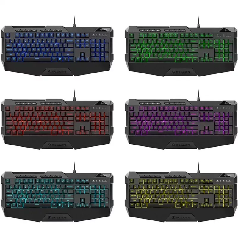 Teclado Sharkoon SKILLER SGK4 Gaming USB QWERTZ alemão preto