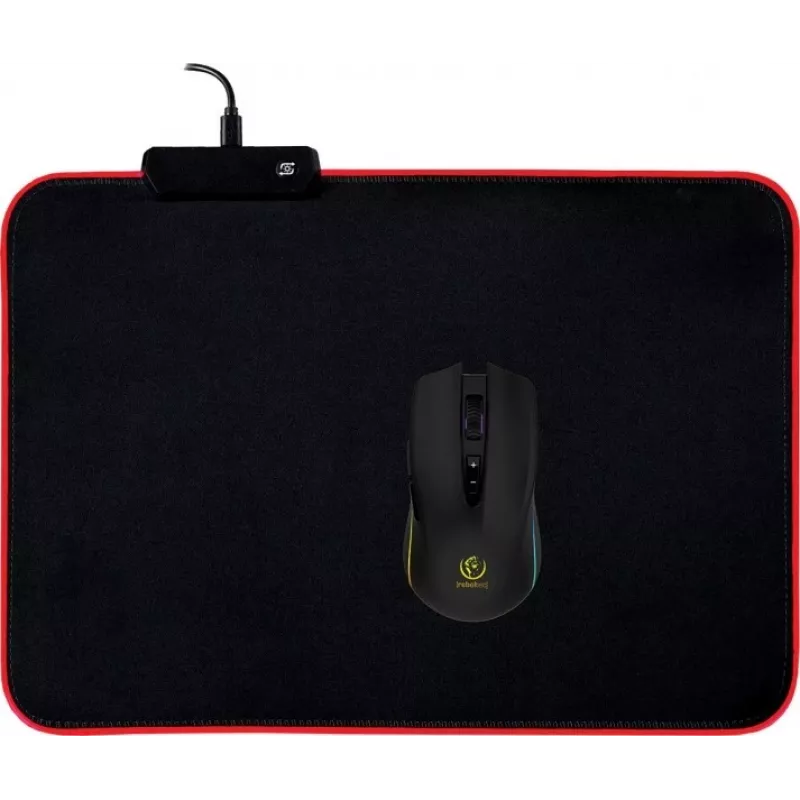 Tapete de rato Rebeltec LED Slider M