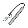 Hub USB Unitek H1209AGY01 USB-A 5Gbps 7 em 1