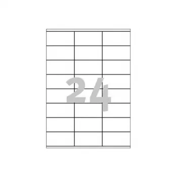 Avery etiquetas multiusos laser fotocopiadora jato de tinta 24 por folha 70x36mm