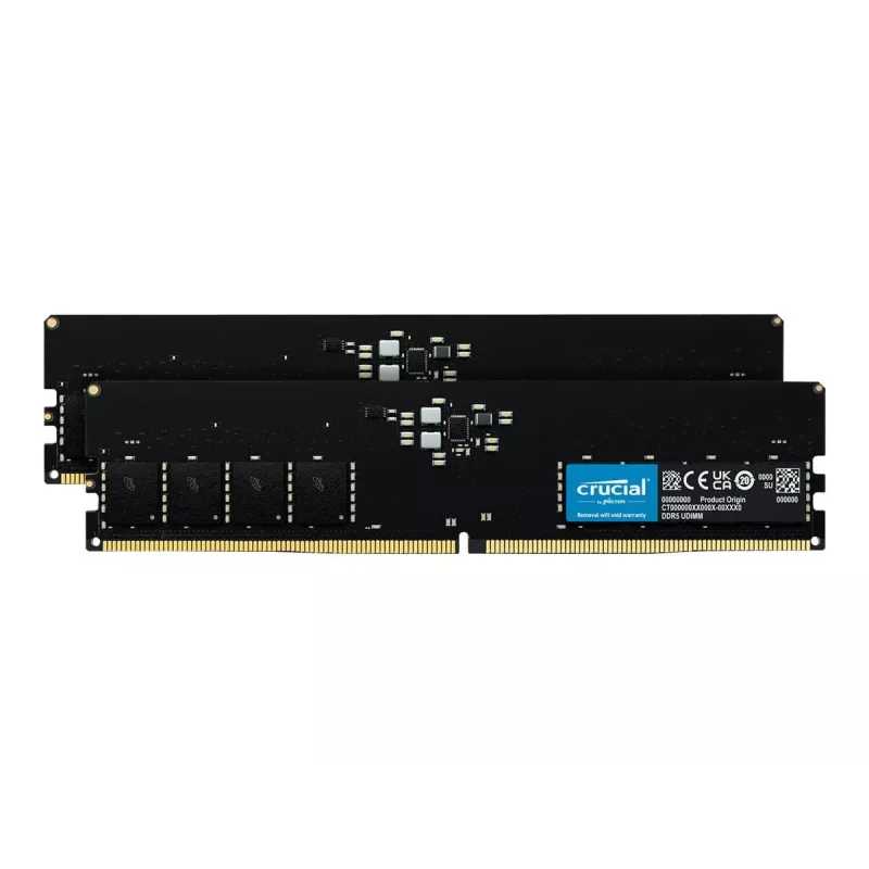 MEMÓRIA DIMM 64GB DDR5-5600/KIT2 CT2K32G56C46U5 CRUCIAL