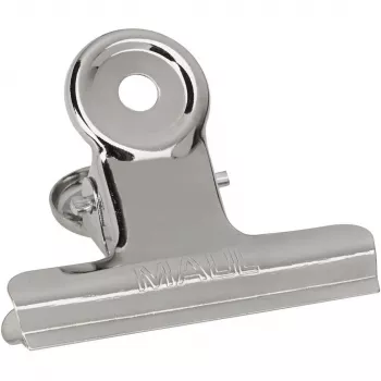 MAUL mola em metal, cor: níquel, largura: 50 mm capacidade de aperto: 20 mm, embalagem de autosserviço (21750-96)