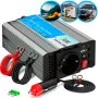 Conversor de tensão para automóvel Extralink OPIM-500W 12V, 500W onda modificada, caixa de alumínio, refrigeração ativa