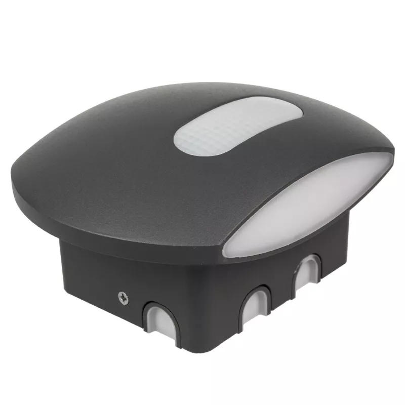 Luminária de parede LED MACLEAN MCE366 com sensor de crepúsculo e movimento