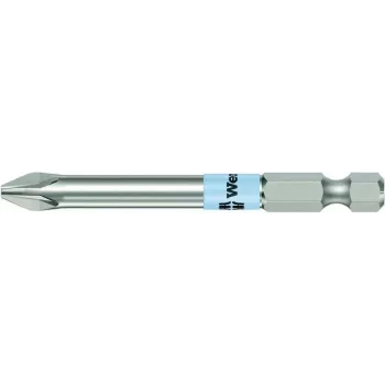 Ponta de chave de fendas Wera Pozidriv PZ1, 6,3 mm (1/4 polegadas)