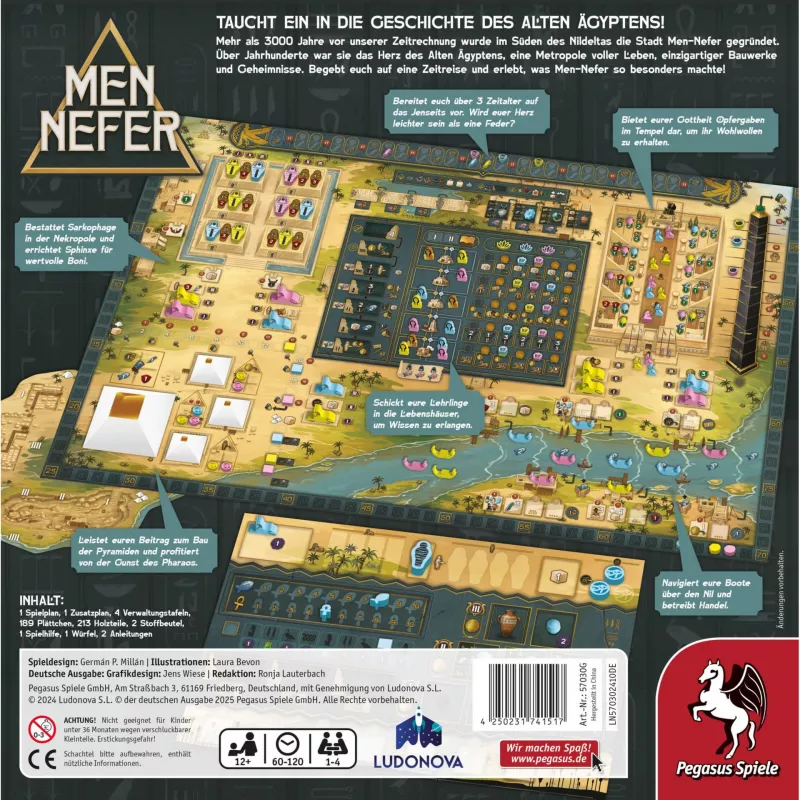 Men-Nefer, Jogo de tabuleiro