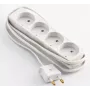 Extensão elétrica Microconnect GRUELU4H015 1,5 m 4 tomadas AC para interior branco