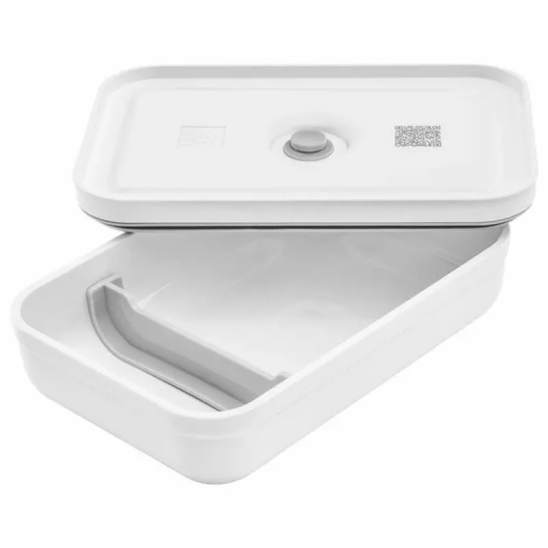 Recipiente para almoço ZWILLING FRESH & SAVE 1 l, plástico com vedação de silicone, cinzento/branco