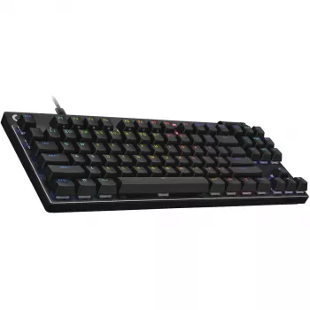 Logitech G PRO X RAPID - Teclado - TKL - retroiluminação - USB - QWERTZ - alemão - interruptores: lineares - preto (920-013228)