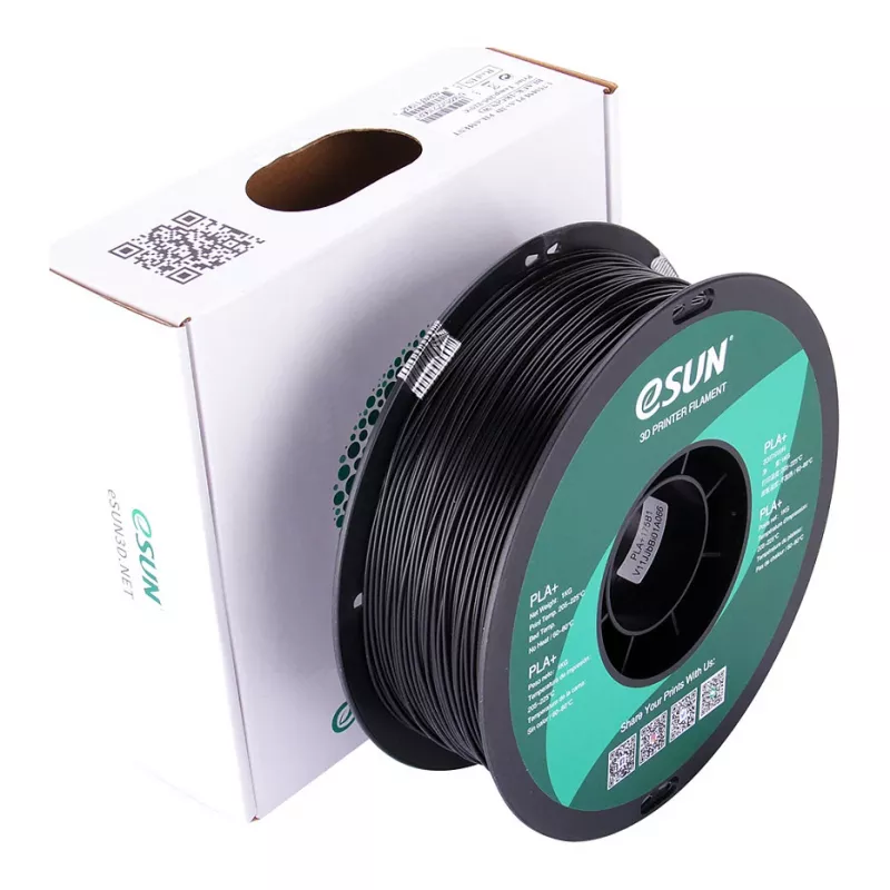 PLA+ 1,75 mm preto 1 kg