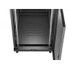 Armário rack 19 polegadas LANBERG FF01-6022-23B, 22U, 600×1000 mm, preto, portas perfuradas