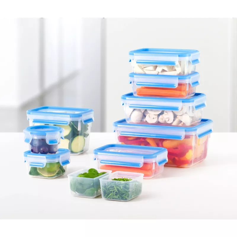 EMSA 508537 Caixa retangular para armazenamento de alimentos 1,75 L azul, transparente 1 unid.