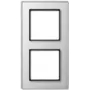 Tampa de interruptor de parede Jung AC 582 GL WW vidro branco 84×155 mm
