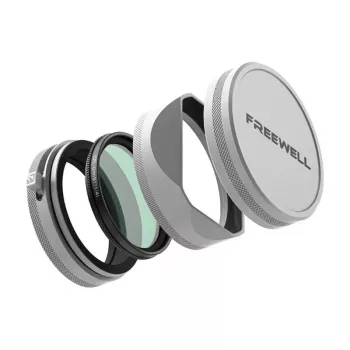 Conjunto de filtros com para-sol Freewell FW-FU-XS, prateado