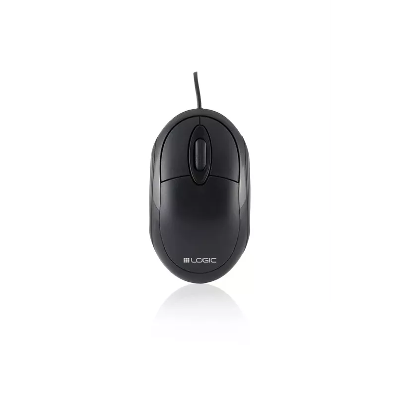 Logic Lm-11 - Rato - ótico - com fio - USB - preto