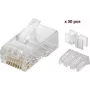 Microconnect KON505-50 Conector de cabos RJ45 Transparente