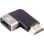 Adaptador HDMI-A ShiverPeaks 10-01052 90° esquerda, caixa metálica, suporta até 8K