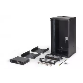 Rack de parede Digitus DN-49105-SET 12U 60 kg IP20