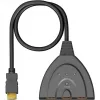 Caixa de comutação HDMI 3 para 1 (4K @ 60Hz), comutador HDMI (preto, cabo de 55cm)