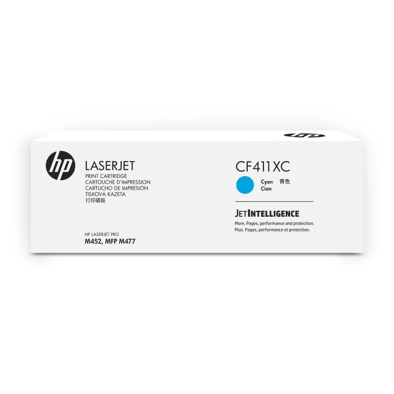Cartucho HP CONTRACT n.º 410X HP410X HP 410X ciano HC (CF411XC)