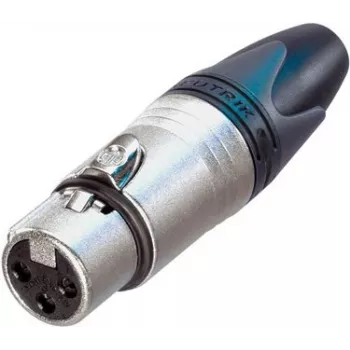 Neutrik Série XX NC3FXX - Ficha de áudio - 2,5 mm² - XLR3 (F)