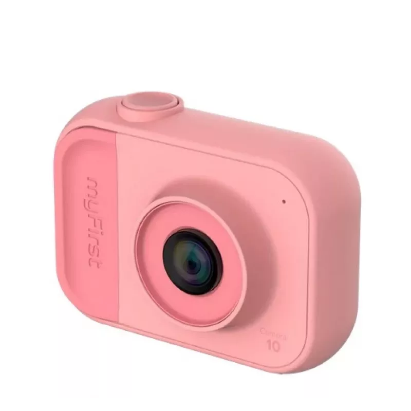 Câmara digital para crianças Xrec myFirst Camera 10 — rosa, para crianças a partir dos 5 anos, 76 g