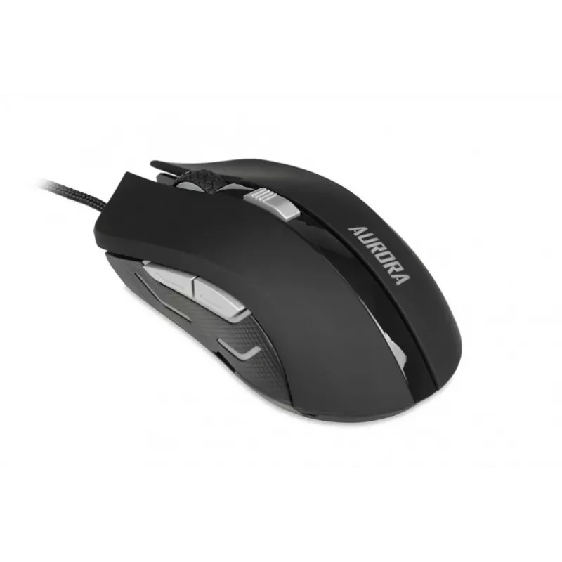 iBox Aurora A-1 IMOGS9031 rato gaming ótico com fio, 2400 DPI, USB Type-A, RGB, para destros, preto