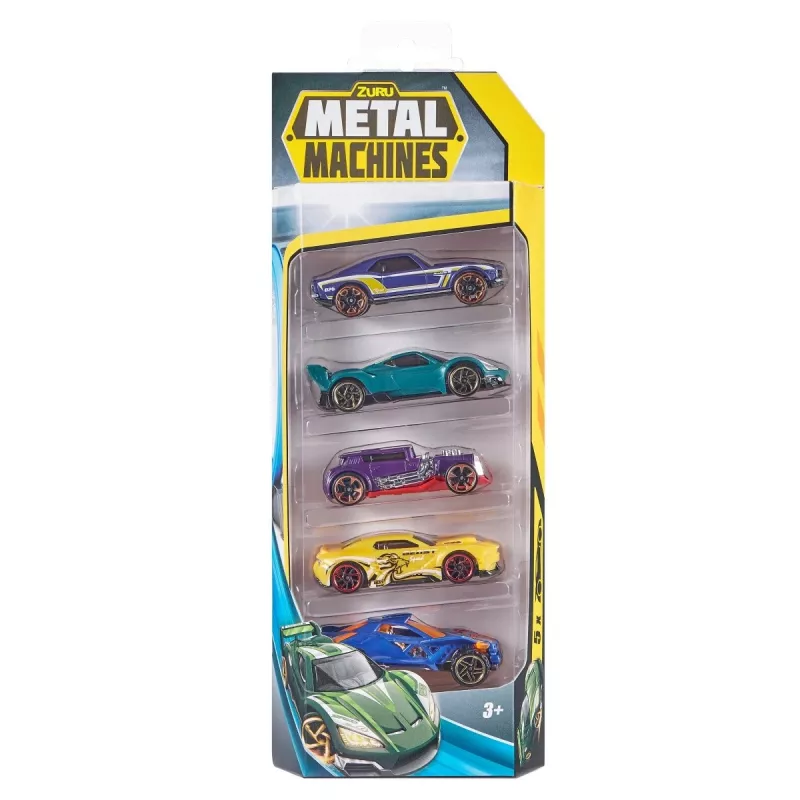 Zuru Metal Machines carros de metal fundido (5 un.) 1:64, série 2, sortidos