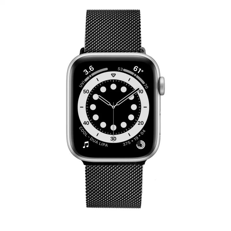 Fixed | Pulseira de malha para Apple Watch 38/40/41 mm | Preto