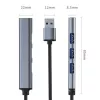 Adaptador HUB USB 3.0 4em1, 4x USB 3.0